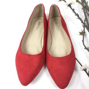 Ballerines Noires à Bout Pointu Bella Marie - Imitation Peau De Serpent - Taille 7.5 US